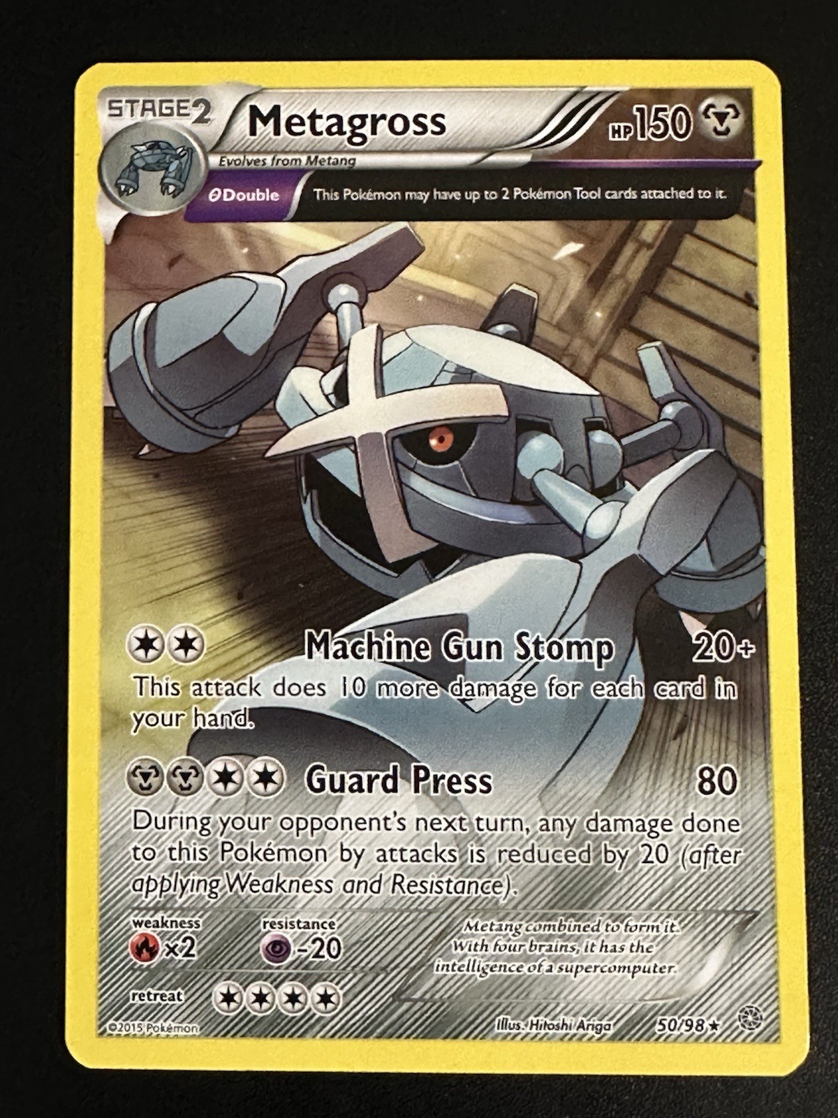 Metagross 50/98 XY Pokemon Ancient Origins Rare Non-Holo NM
