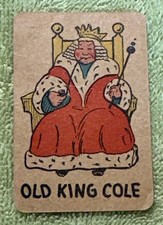 1930s Old Maid by Russell Library Of Games Replacement Card Old King Cole