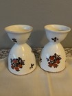 Lot Of 2 Double Egg Cup Holders Z.S. & Co. Bavaria Floral — photo 7