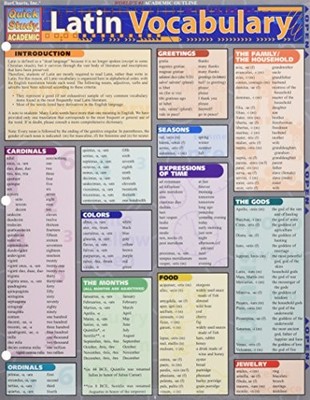 Latin Vocabulary (Quickstudy Referen..., Arnet, Liliane