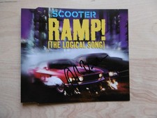 H. P. Baxxter autograph signed CD cover "Scooter - Ramp (The Logical Song)"