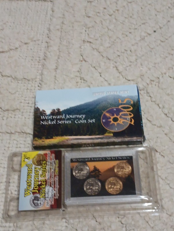 Lot Of 2 Westward Journey Nickel Series 2005 P&D Standard & Special 24ktGold