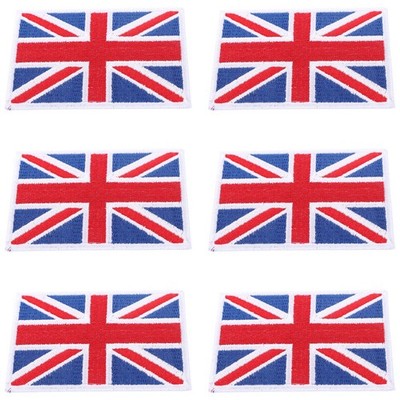 6 Pcs Patch Gestickt Stoffflicken Für Kleidung Stickerei-Patches