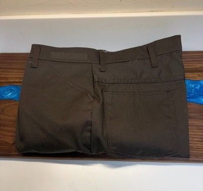 Red Kap Dura-Kap PT50CB4 Brown Work Pants Mens 36x30 Straight Leg Twill