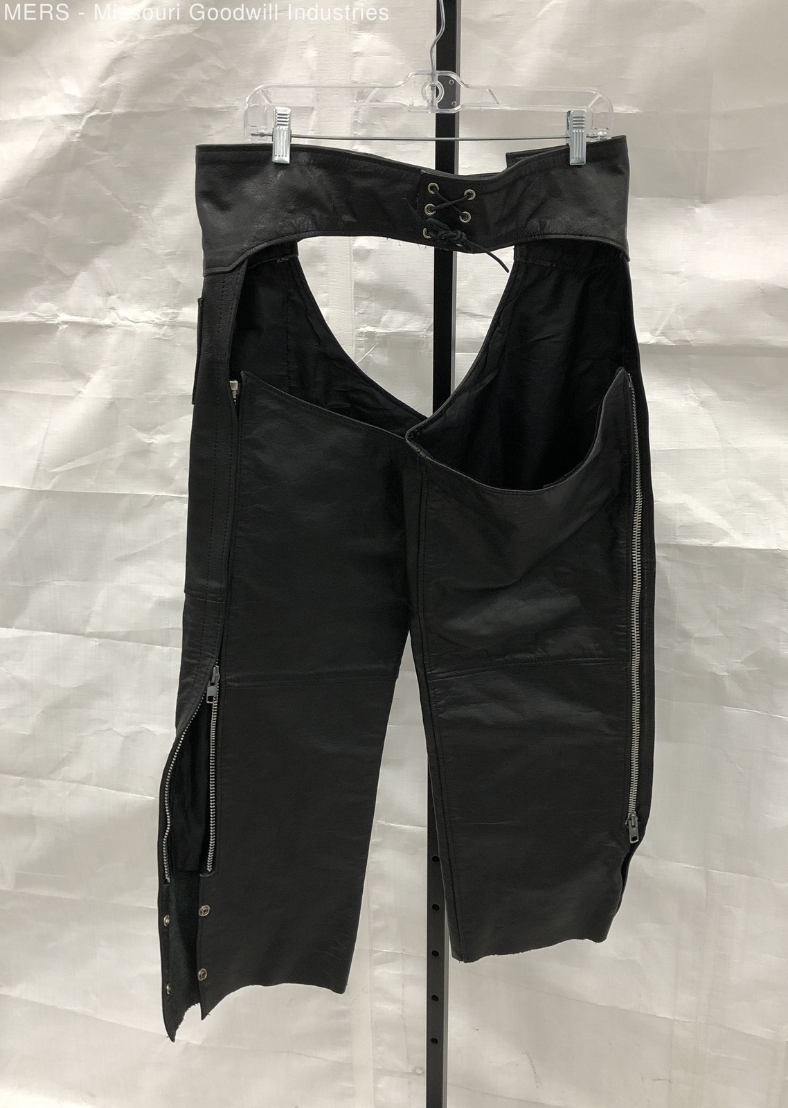 Interstate Men's Black Solid Leather Motorcycle C… - image 2