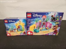 LEGO Set - Factory Sealed Disney Ariel 43235 Music Stage & 43254 Crystal Cavern