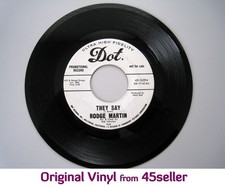 RODGE MARTIN promo 'They Say' NM stamped original Northern Soul 45
