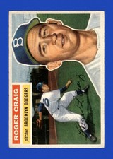 1956 Topps Set-Break # 63 Roger Craig VG-VGEX (white back) *GMCARDS*