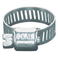 Zoro Select 62M16 Hose Clamp, 1/2 To 1-1/2In, Sae 16, Ss, Pk10,  62M16