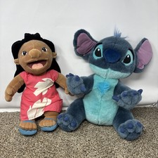 Disney Store Lilo And Stitch Stuffed Animal Plush Lot VINTAGE Walt Disney