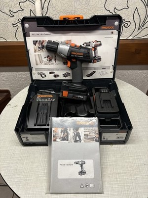 Protool DRC 18-4 compact Akkuschrauber incl Akku 4 Gänge Top Condition Getestet 