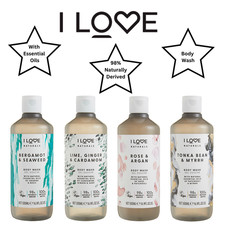 I Love Naturals Body Wash with Essential Oils 98% Naturally Derived 500ml