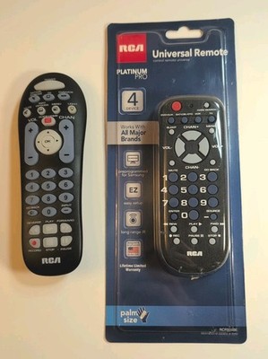 Lot Of 2 RCA Universal Remote Controls, 1 New In Unopened Box.