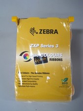 Zebra 800033-340 ZXP Series 3 True Colours ix Series Color YMCKO Ribbon Sealed