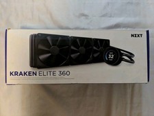 NZXT Kraken Elite 360 360mm AiO Liquid CPU Cooler - Matte Black