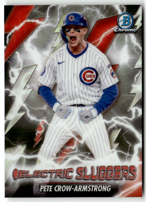 Topps Bowman Chrome MLB 2026 No. ES-24 Pete Crow-Armstrong Electric Sluggers