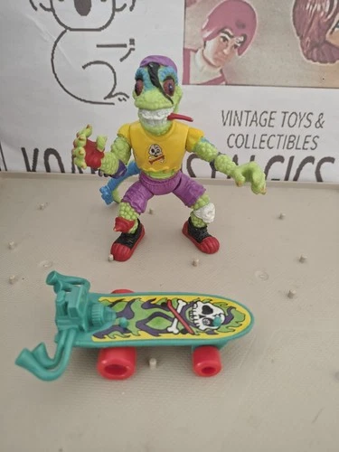 Vintage TMNT Ninja Turtles Figure Mondo Gecko 1990 Complete