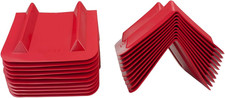 20 Pack V Edge Protectors Flatbed, 8" X 12", Red Vee Shaped Plastics Corner