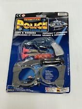 Police Squad Cops  Robbers Toy Gun  Handcuffs Playset New Sealed Playmakers