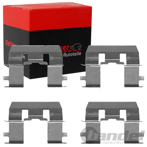 Metzger MONTAGE-SATZ BremsbelÄGe ZubehÖR Vorderachse Passend FÜR Honda FR-V-image