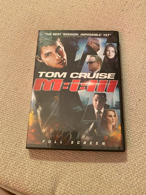 Mission: Impossible III (DVD, 2006, Single Disc Full Screen)