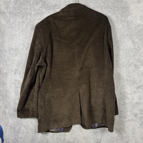 Lauren Ralph Lauren Corduroy Jacket Mens 42R Blazer Sport Coat Paisley Preppy - Picture 10 of 14
