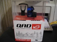 NEW QAD Ultrarest HDX Drop-Away Arrow Rest RH fall away ultra BLUE W KNIFE
