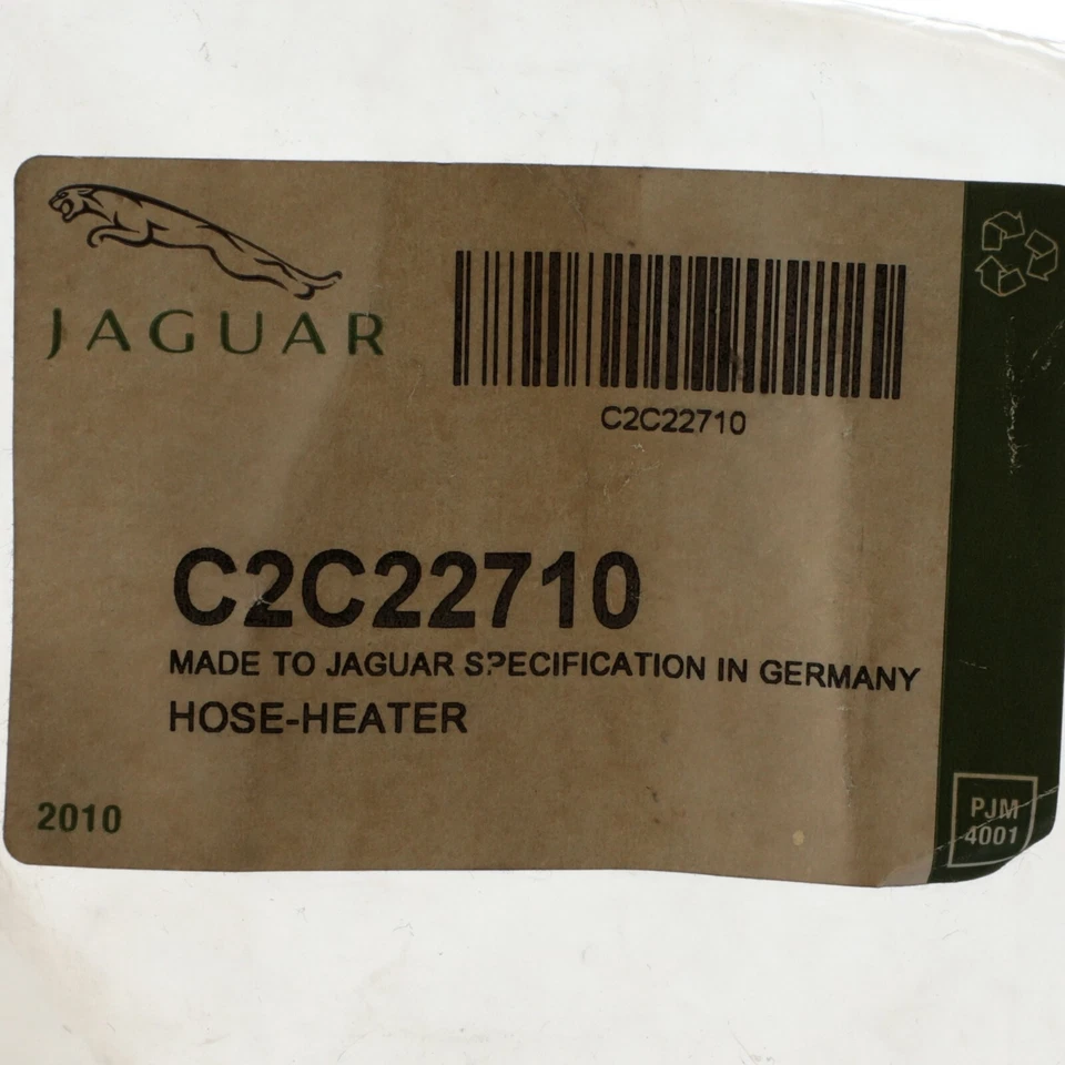 Conjunto de manguera de calefacción genuino Jaguar 2003-2009 XJR XJ8 Super V8 C2C22710 OEM NUEVO Foto 3 de 3
