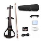 Electric Violin 4/4 4 String Metallic Surface with Case for Adults, Beginners
