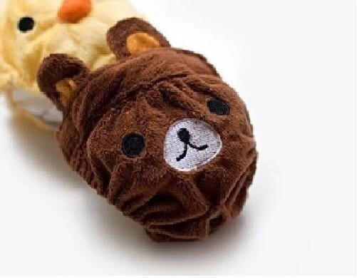 Lindo pañal para cachorro pantalones sanitarios mujer niña para perros pequeños oso, pollito, cerdo Foto 3 de 4