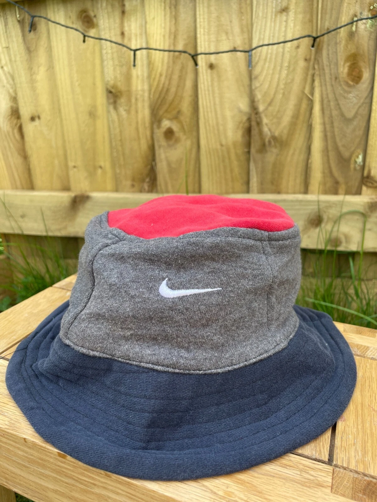 Reworked Nike bucket hat - perfect for festivals/summer