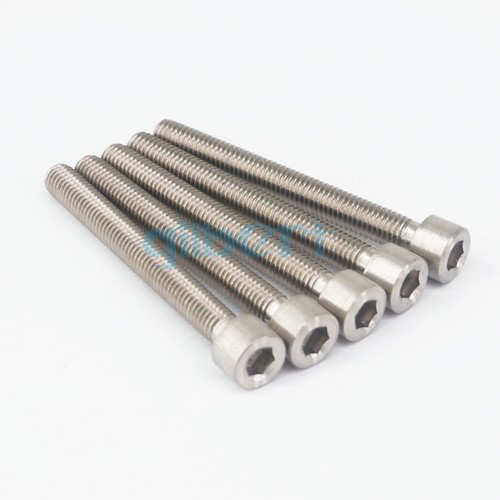10 pz M8x1,25 10 mm-120 mm GR2 bulloni a vite testa esagonale titanio DIN 912 - Foto 48 di 48