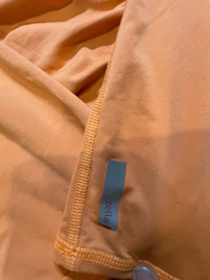 ZELLA Top Womens Sleeveless Shirt Orange 26" Chest - Image 4 of 4