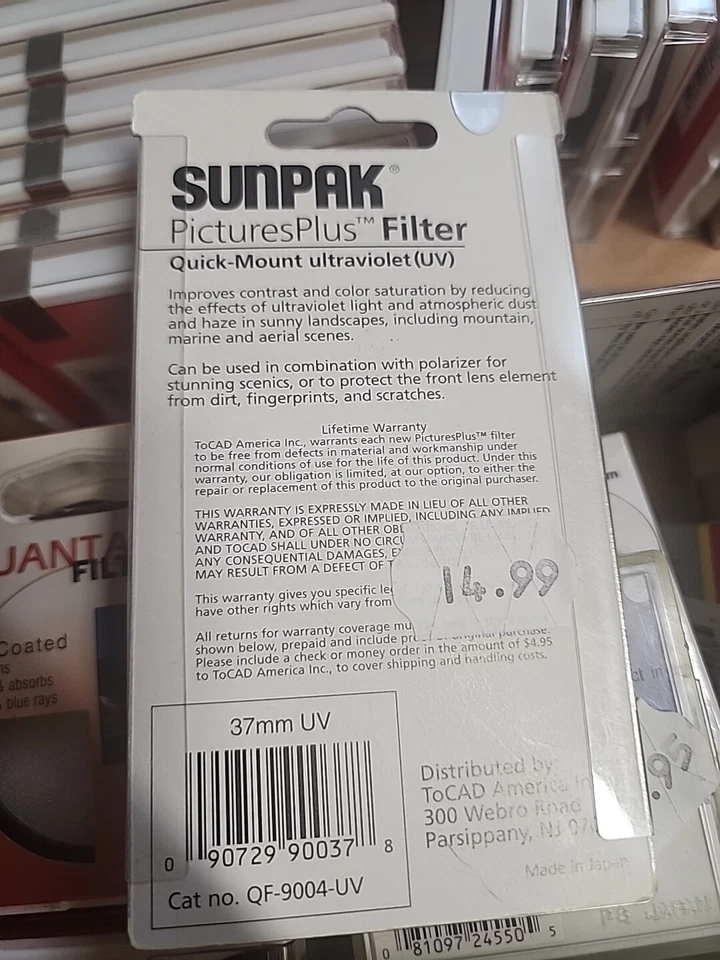 Sunpak Picturesplus Filter 37mm - Image 2 of 2