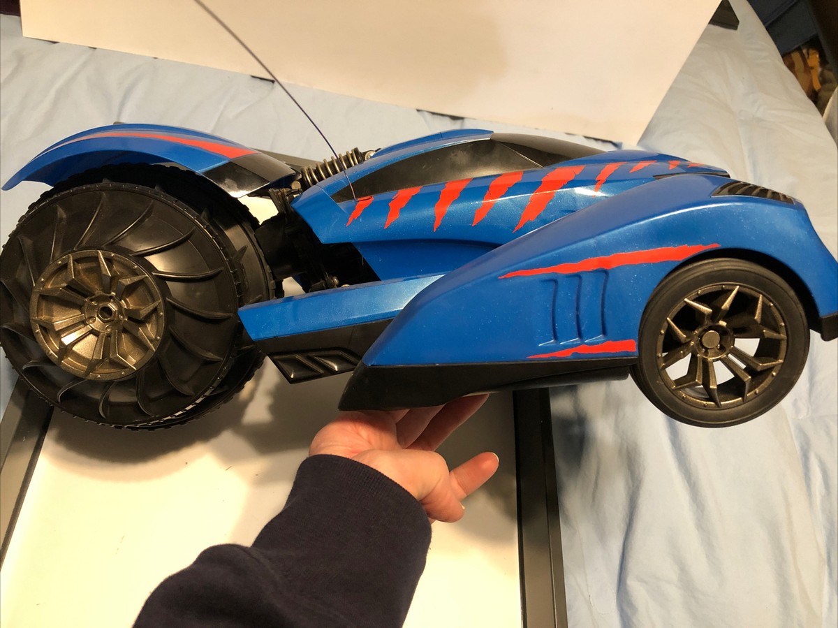 Large Tyco® Blue Red TERRAINIAC 49mhz Amphibious RC 19