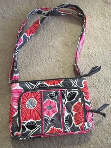 vera bradley red tote bolsa