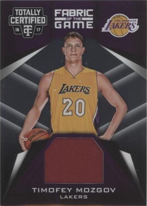 2016-17 Panini Totally Certified - Fabric of the Game Materials Timofey ...