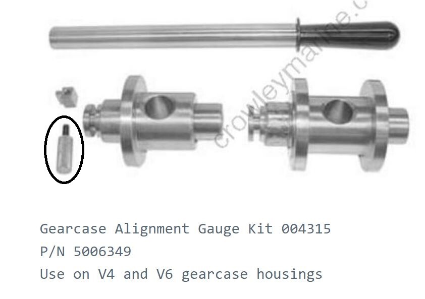 Gearcase Alignment Gauge Kit 004315 OE Evinrude ETEC AA Models
