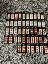 Dill Buttons Lot Of 130 Buttons On 47 NOS Cards All New Pink Coral And Red