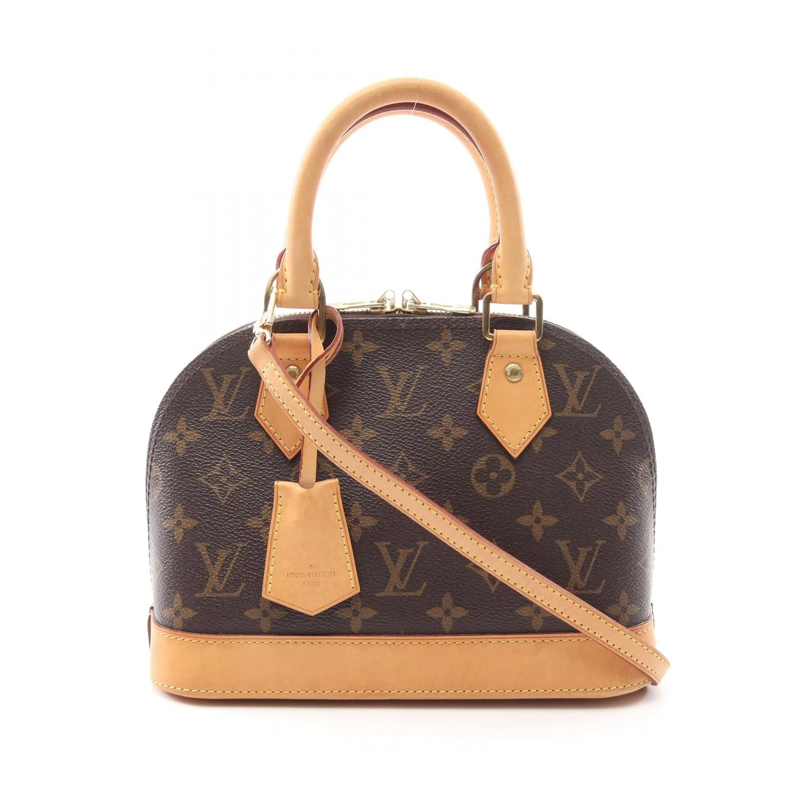 LOUIS VUITTON（LV） Borsa a tracolla Louis Vuitton Alma BB M53152 tela monogramma marrone usata donna
