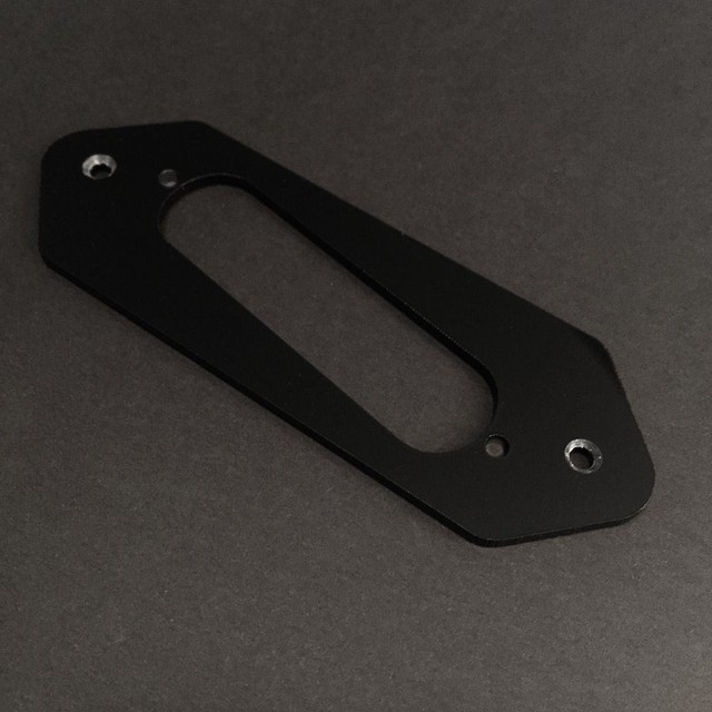 CONVERSION GUITAR PICKUP MOUNTING RING P90 DogEar to Slant Single