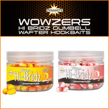 DYNAMITE BAITS WOWZERS HI-BRIDZ DUMBELL WAFTER HOOKBAITS | NEW - ALL FLAVOURS