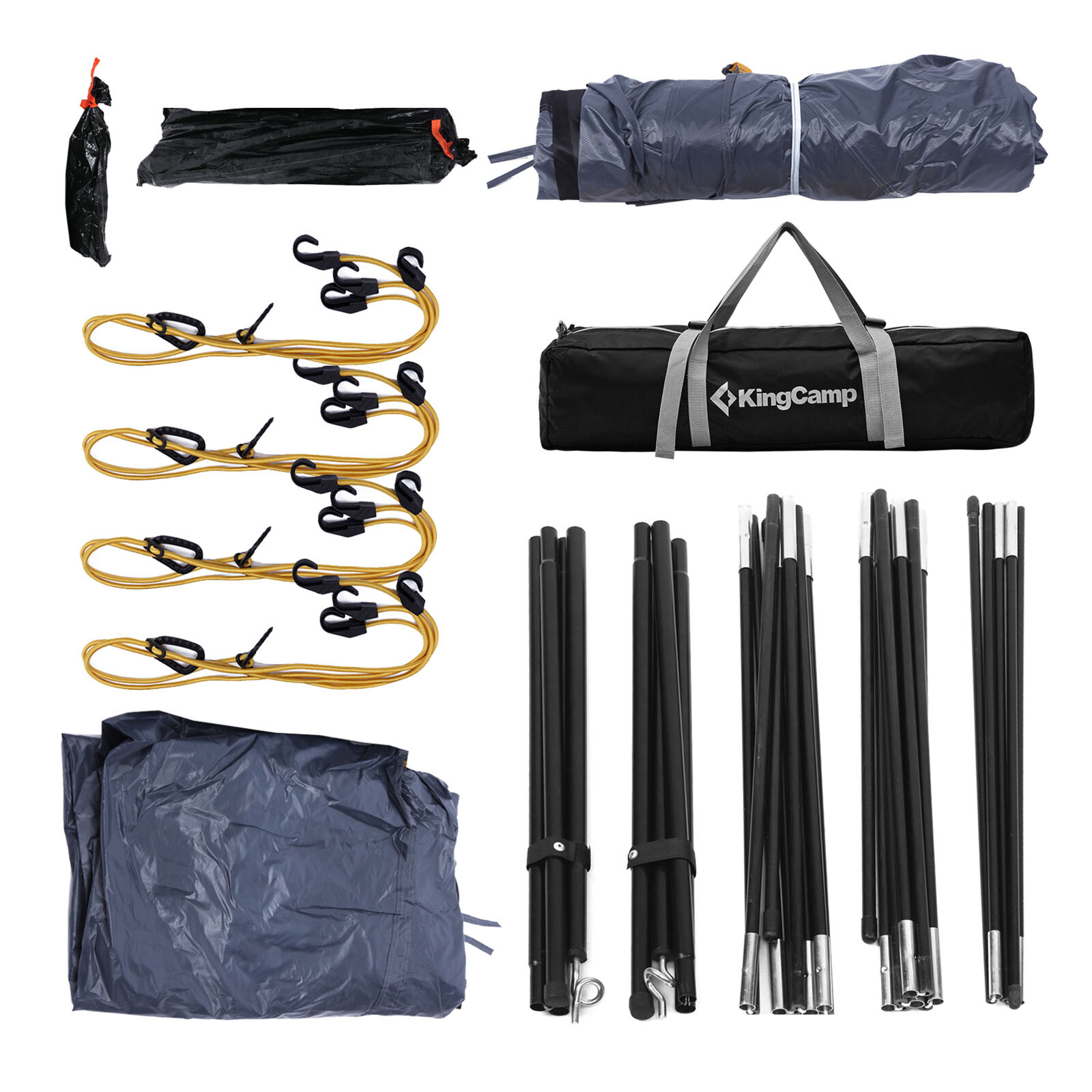 KINGCAMP Heckzelt Compass plus Windschutz VW Bus Vor Zelt SUV Van