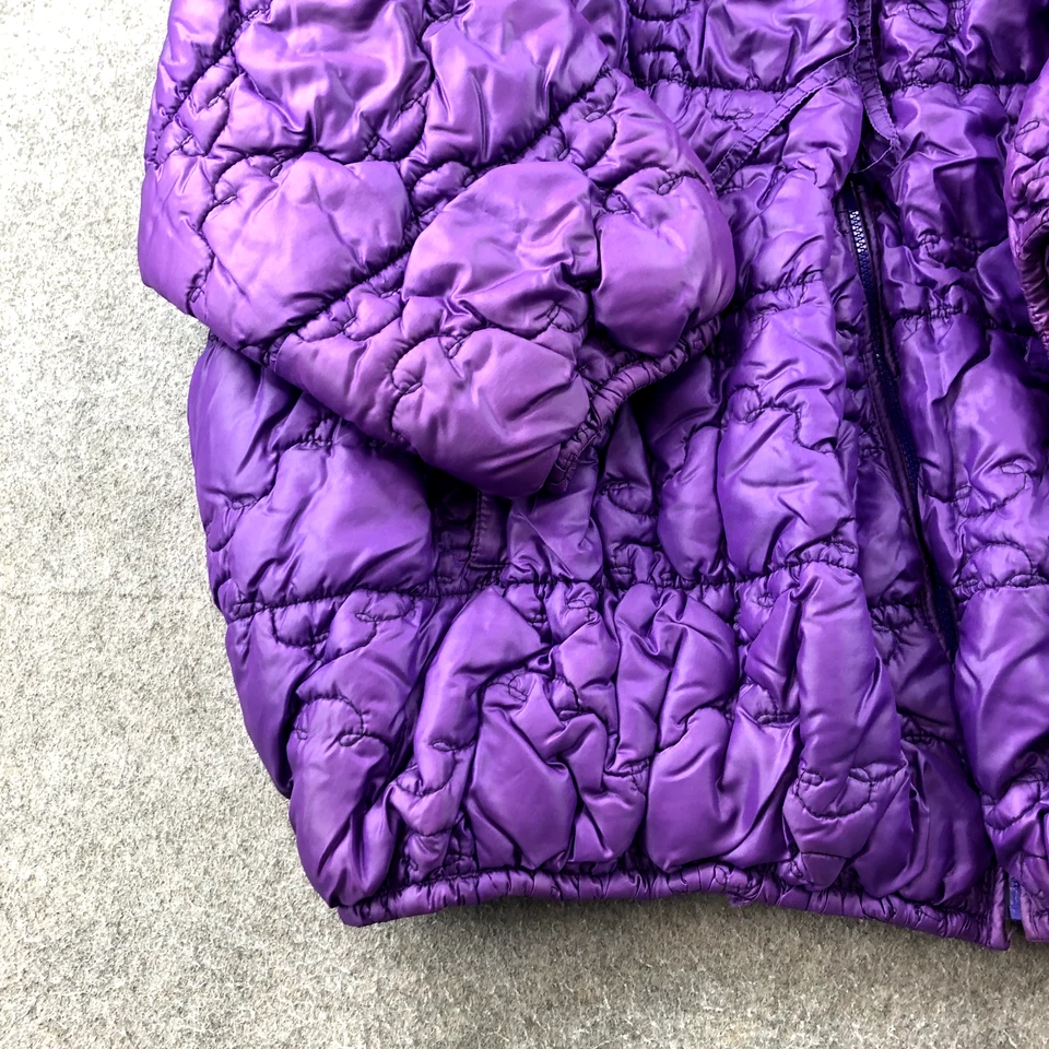 Chaqueta Jay Stone vintage para mujer XL púrpura cremallera completa acolchada aislada Foto 2 de 4