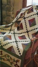 Scrap Basket Blooms Quilt Pattern Pieced/Applique RD