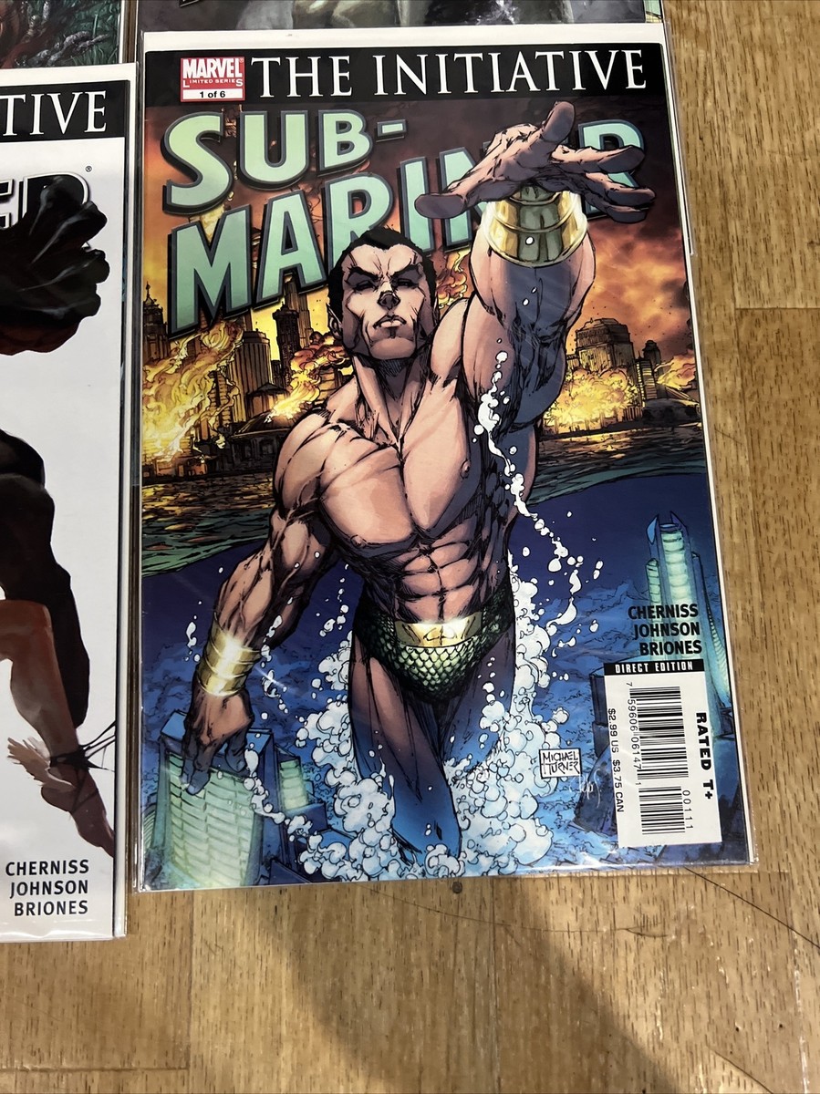 Sub-Mariner 2007 Complete Series Issues 1-6 Michael Turner Marvel