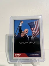 Donald Trump 45th U.S President Custom Made Trading Card "Fight"
