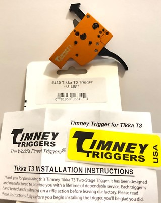 Timney #430 Triggers for Tikka T3 Two-Stage Trigger  430 3lb adjustable