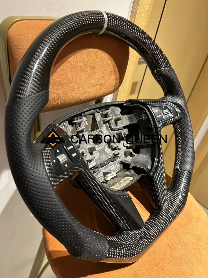 Volante de fibra de carbono apto para Pontiac G8/Holden HSV VE S 2008 2009 Foto 2 de 4