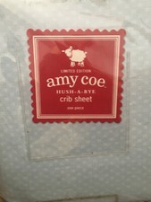 Blue BABY CRIB AMY COE Hush-a-Bye NIP, LIMITED EDITION SHEET FREE SHIP